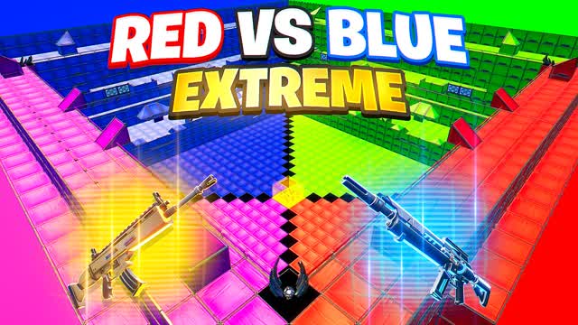 EXTREME RED VS BLUE🔴🔵