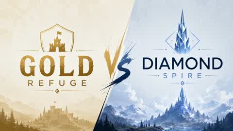 💠 GOLD REFUGE VS DIAMOND SPIRE 🏔️