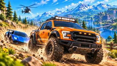 🚗 OPEN WORLD DRIVE — FFA 🔫