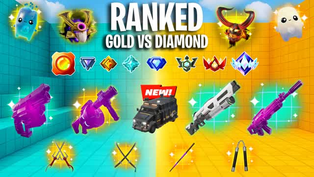 RANKED 🏆 GOLD VS DIAMOND 💎 - TMNT