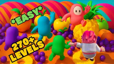 🍎Easy Fruits Parkour🍎