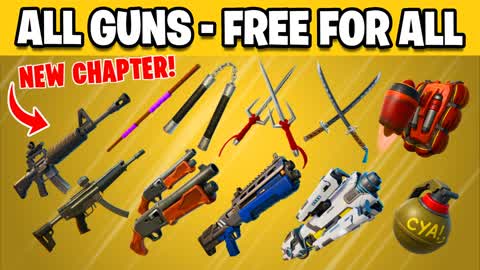 フォートナイト　30cm CRAZY 67 ⭐ALL GUNS - FREE FOR ALL 9133-0658-8849 by frasocs
