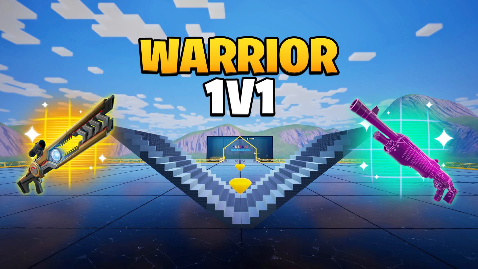 1対1でウォーリアーと戦う