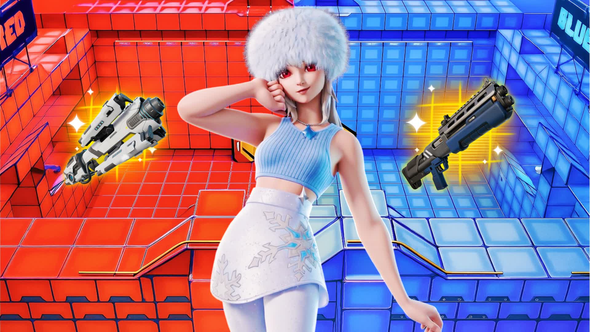 CRAZY RED VS BLUE 🔴🔵 YABA