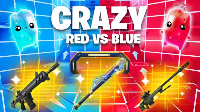 CRAZY RED VS BLUE ALL GUNS 🔴🔵
