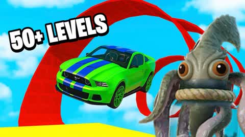 🦑 Kraken Obby Car Parkour 🦑