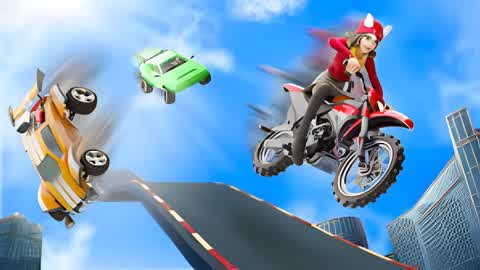 MEGA RAMP WITH WEAPONS GUN GAMES