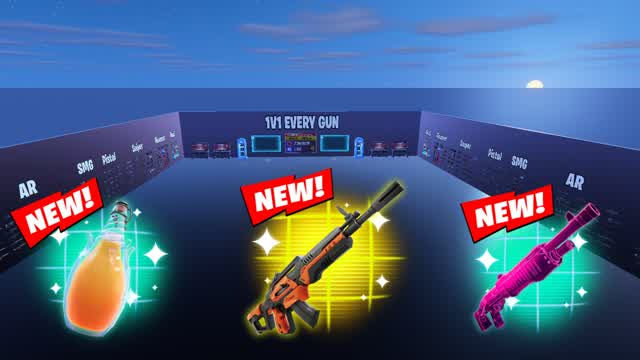 1V1 - EVERY GUN