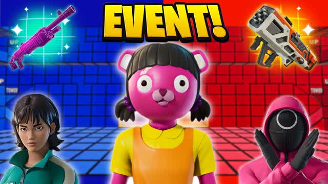 🦑PLAYERS VS GUARDS - TEAM DEATHMATCH