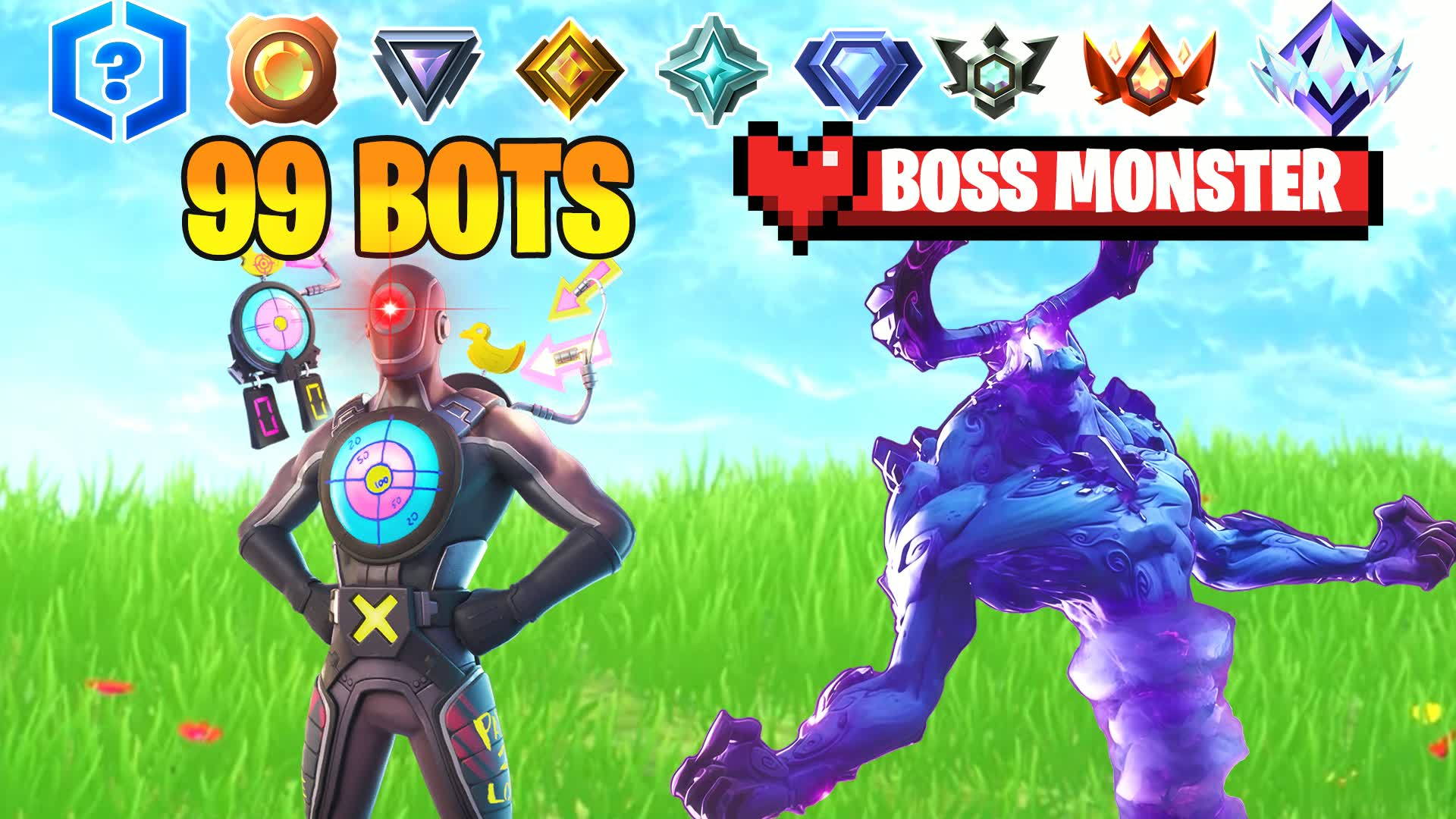 99 BOTS + KING BOSS ⭐RANKED⭐ ZOMBIE