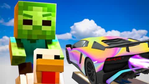 INSANE MINECRAFT MEGA RAMP