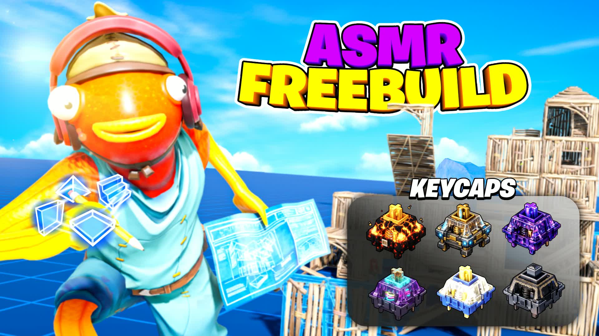 ASMR RANKED FREE BUILD📝[BREEZY]