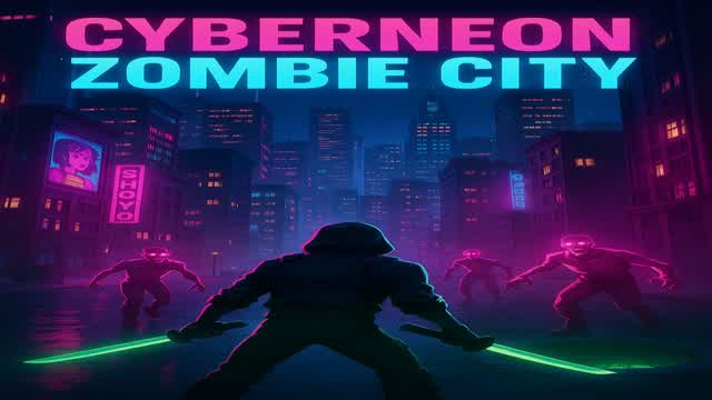 CyberNeon Zombie City Survival