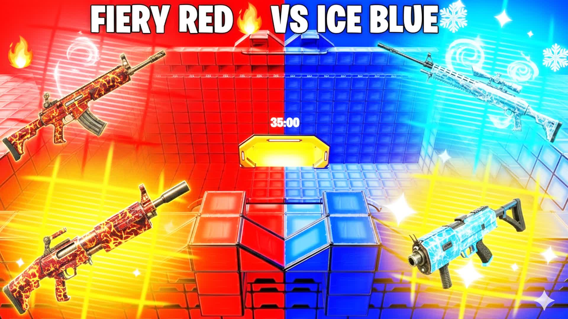 FIERY RED🔥VS ICE BLUE ❄️