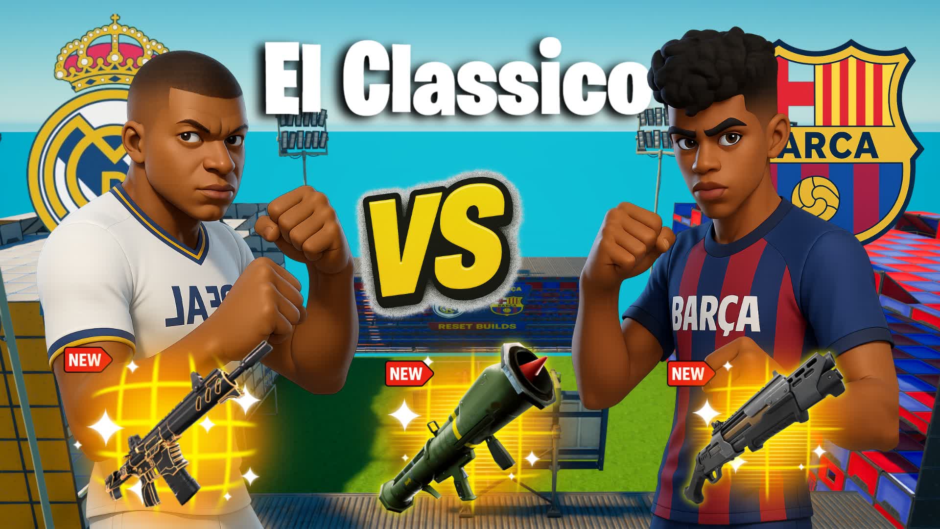 Real VS Barca Football - El Classico UNC