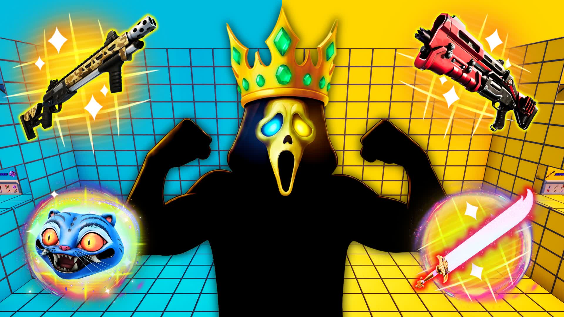 KING - KPOP - BLUE VS YELLOW 👑