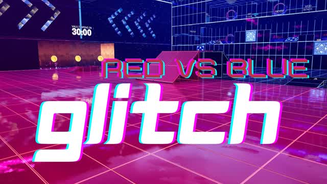 Glitch Red vs Blue