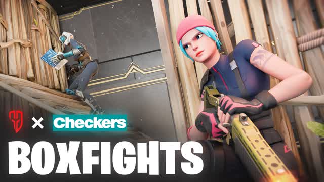 Checkers 1v1 Box Fight