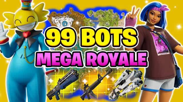 MEGA BOT ROYALE⭐BASE WARS HEROES CARS