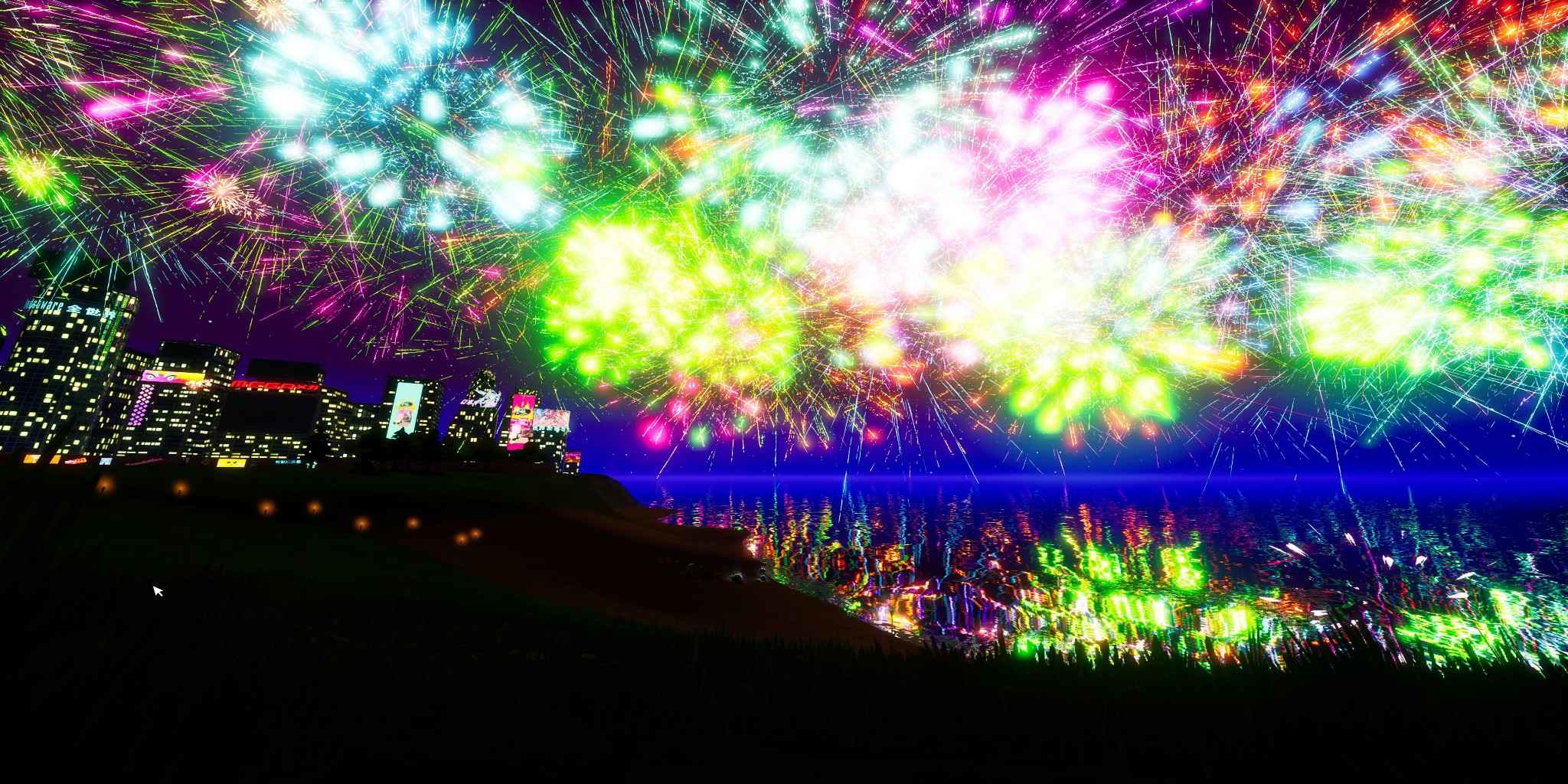 花火の街 City of fireworks 0443-9408-1317 by tabris410