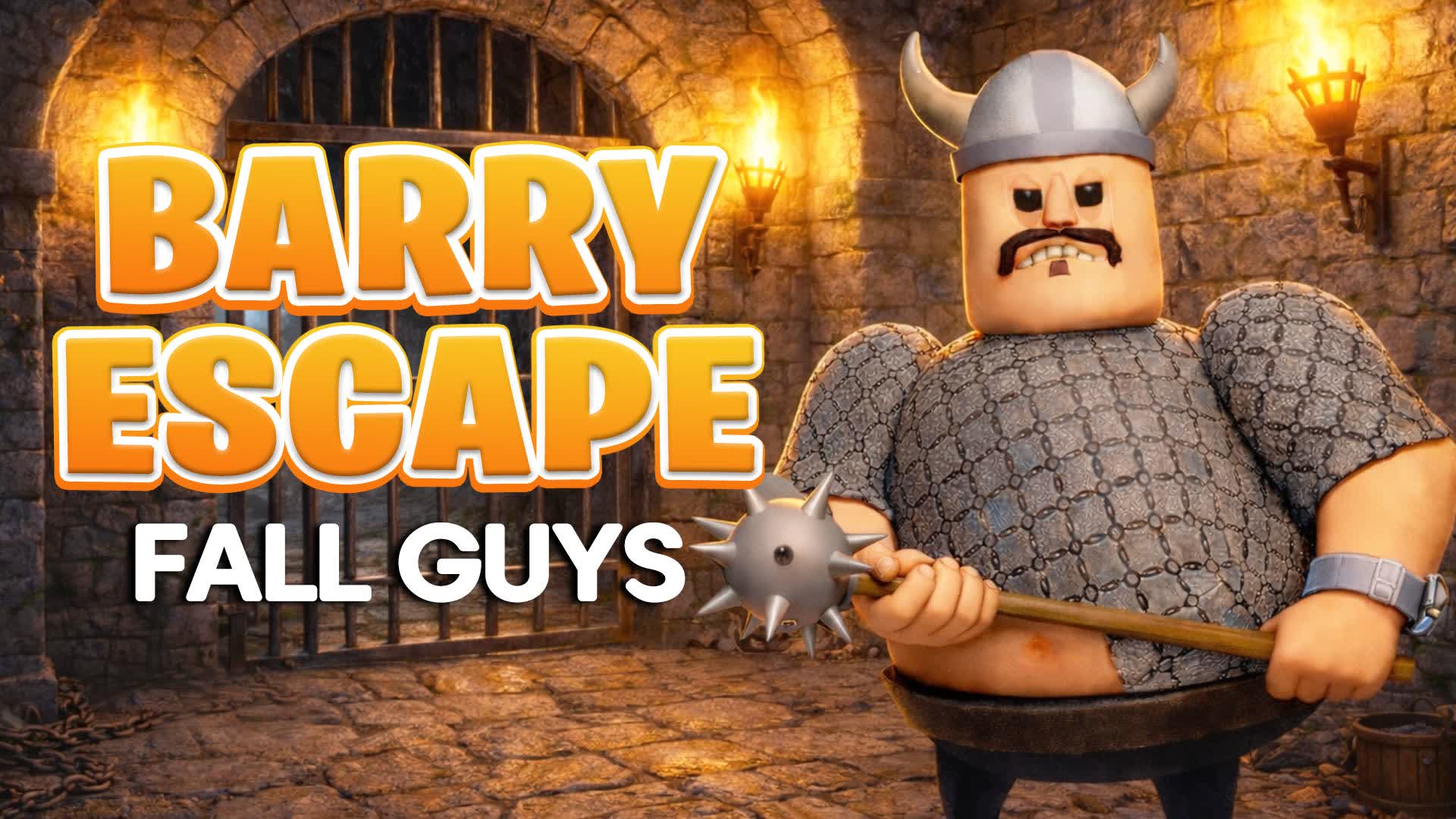 ESCAPE BARRY CASTLE 🏰 FALL GUYS ⚔