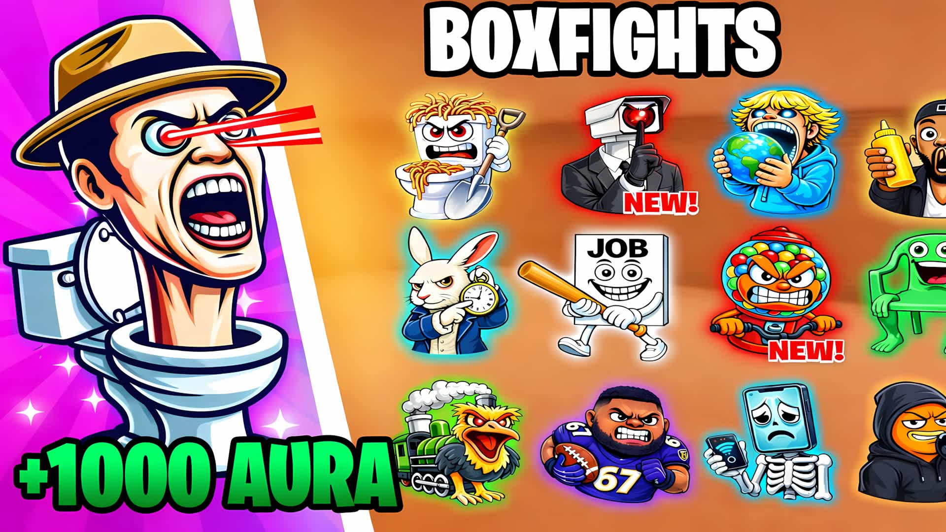 🧠 BRAINROT BOXFIGHTS 📦 FUNNY MEMES