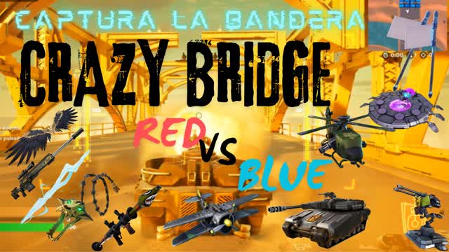 RED VS BLUE CAPTURAR BANDERA CRAZYBRIDGE