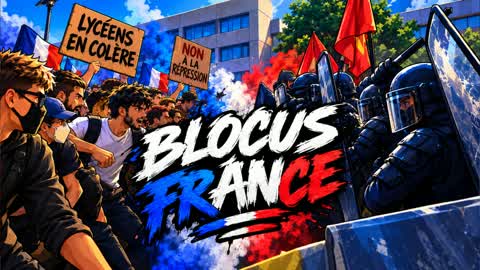 🔵CRS VS LYCÉENS🔴 BLOCUS RP 🔥