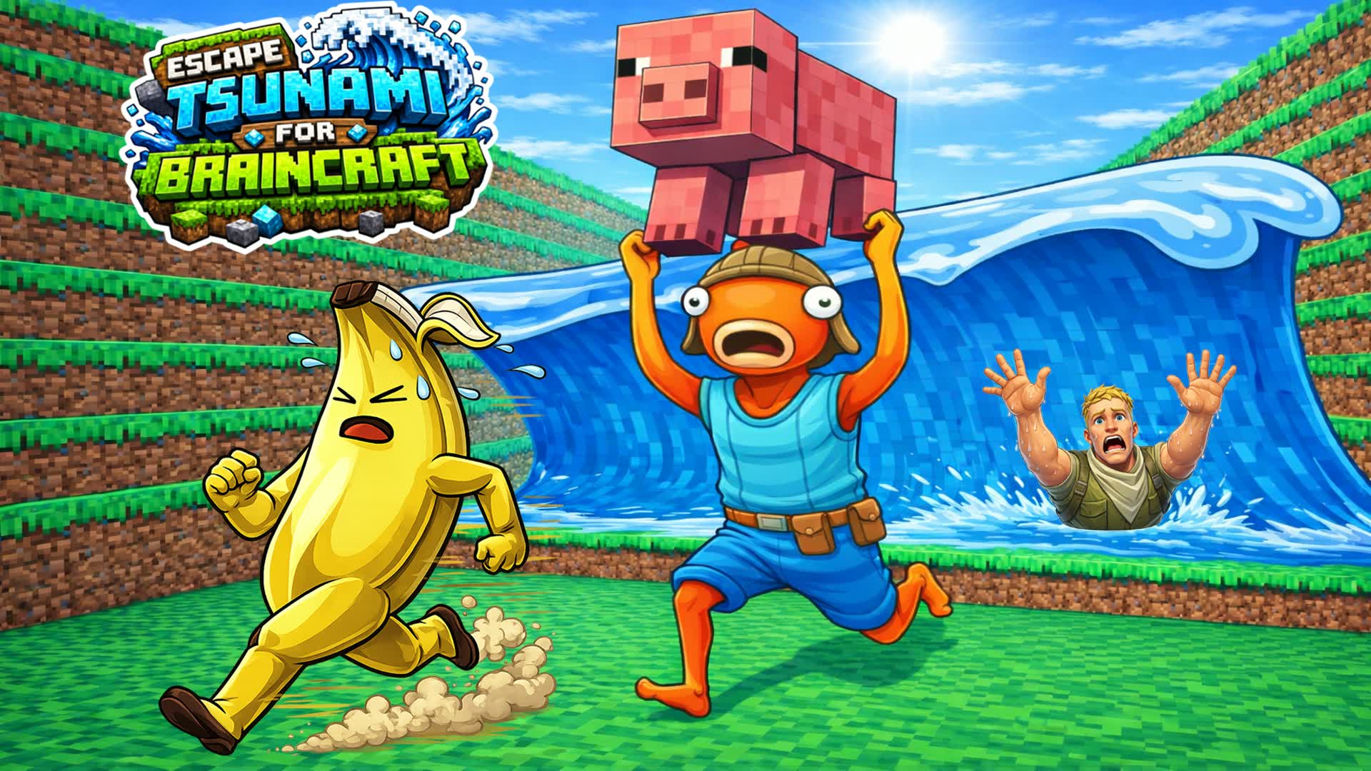 ESCAPE TSUNAMI FOR THE BRAINCRAFT - fortnite
