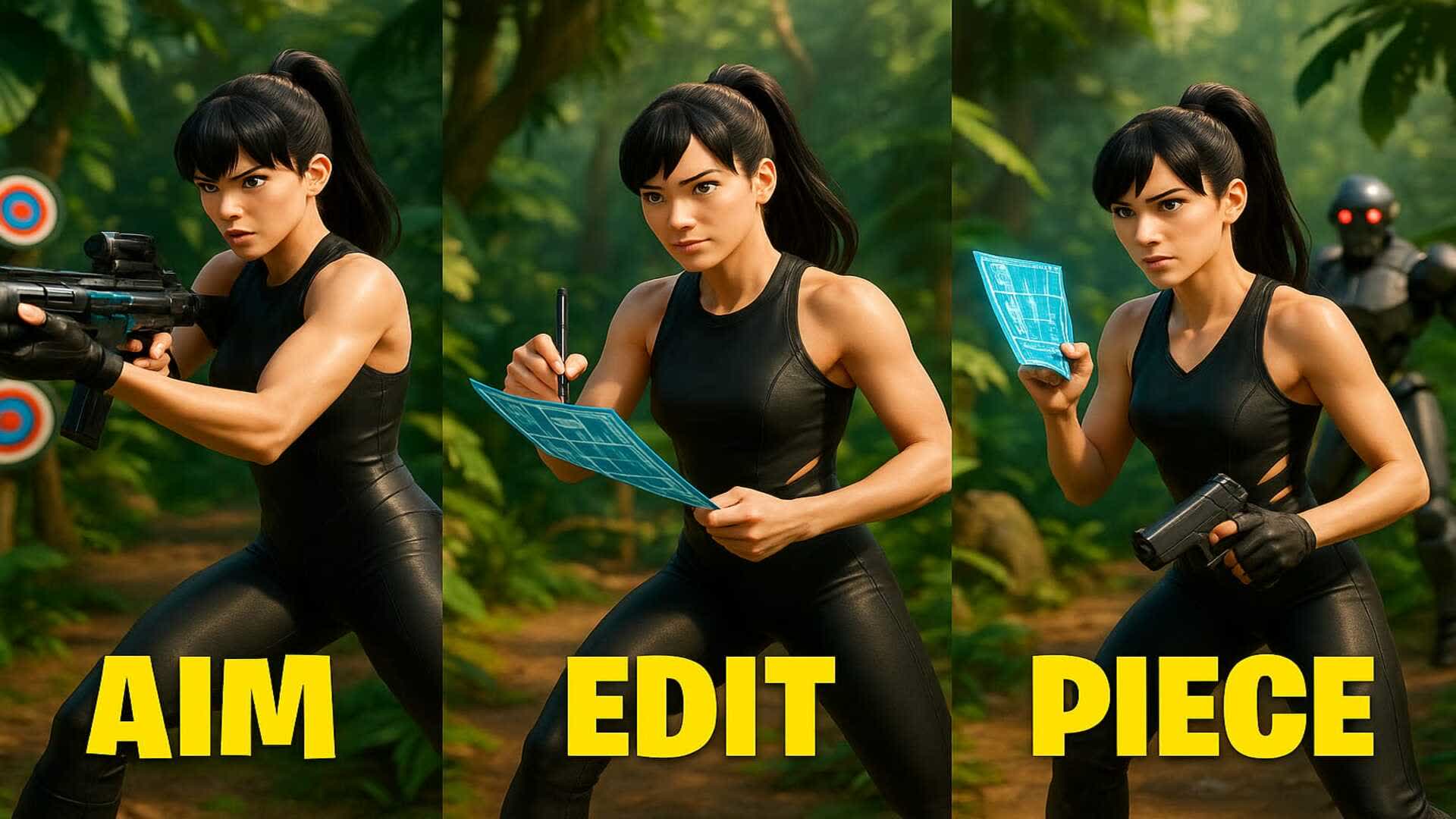 🌴Jungle 1v1 Aim Edit & Build Practice🎯