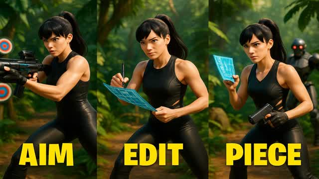 🌴Jungle 1v1 Aim Edit & Build Practice🎯