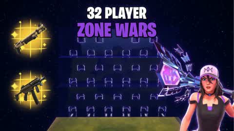 32 Player Solo Zone Wars - Lunaftn