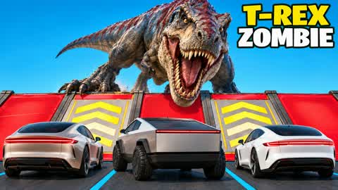 🦖T-REX ZOMBIE BOSS FIGHT (CO-OP)⭐
