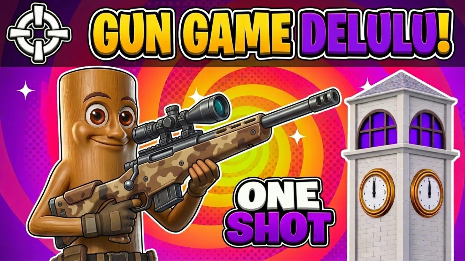 GUN GAME DELULU ROYALE ONE SHOT ⭐ - Fortnite island 7054-8487-0682 by ˢˡʸ88quirogaǃ