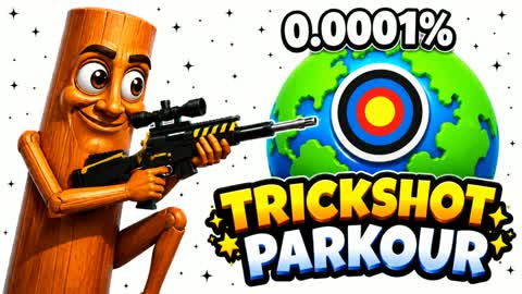 CRAZY TRICKSHOT PARKOUR 100+ LVL
