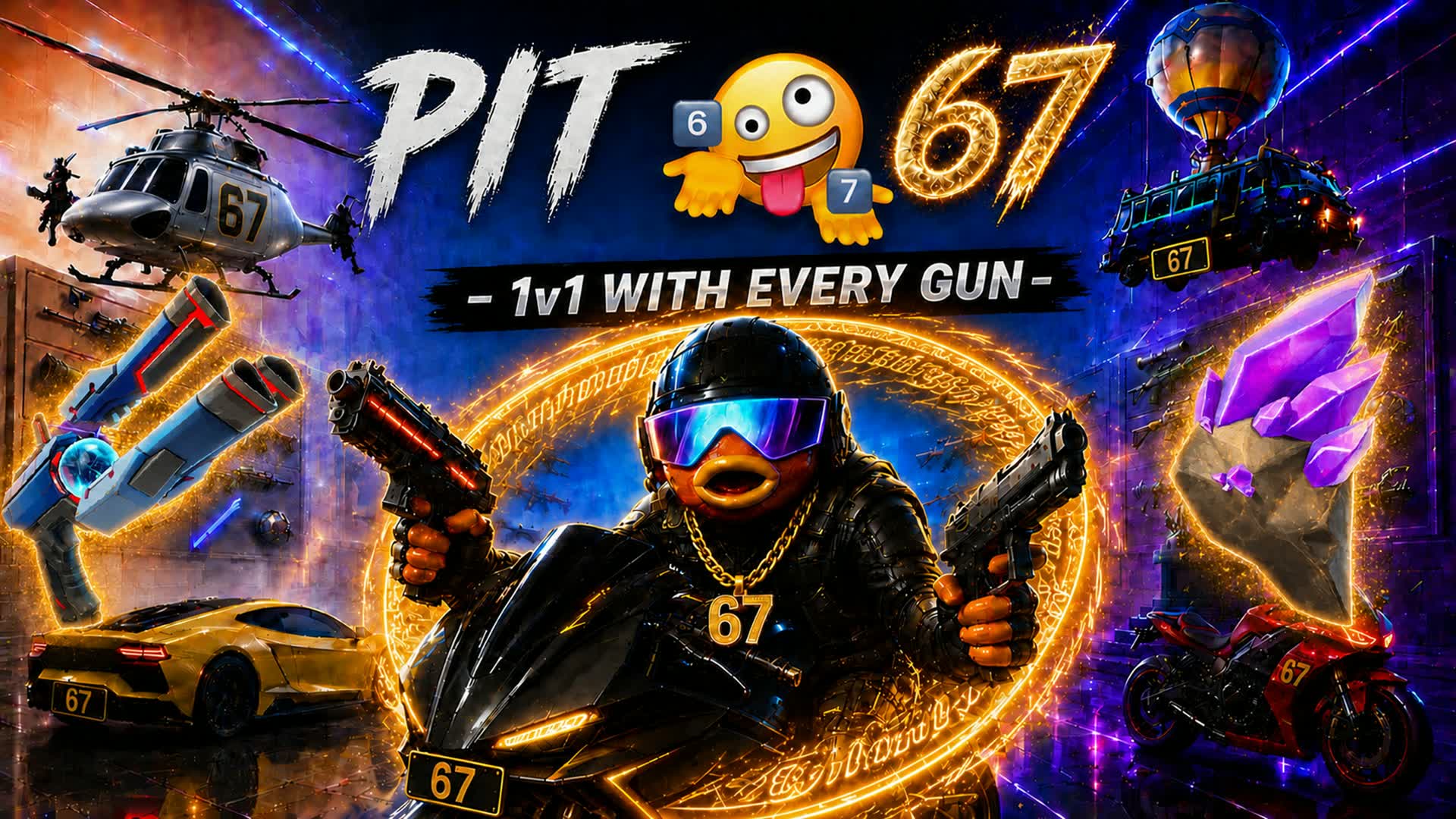 PIT 67 - 1v1 WITH EVERY GUN ⁶🤷⁷