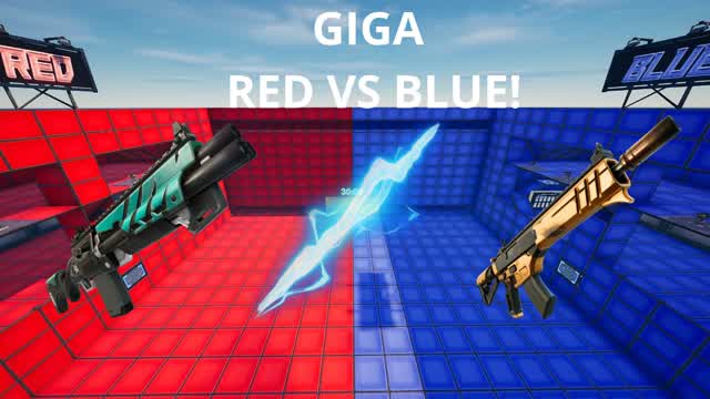 GIGA RED VS BLUE! *All Ch5 weapons*