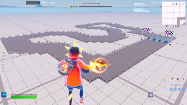 I made a little race track