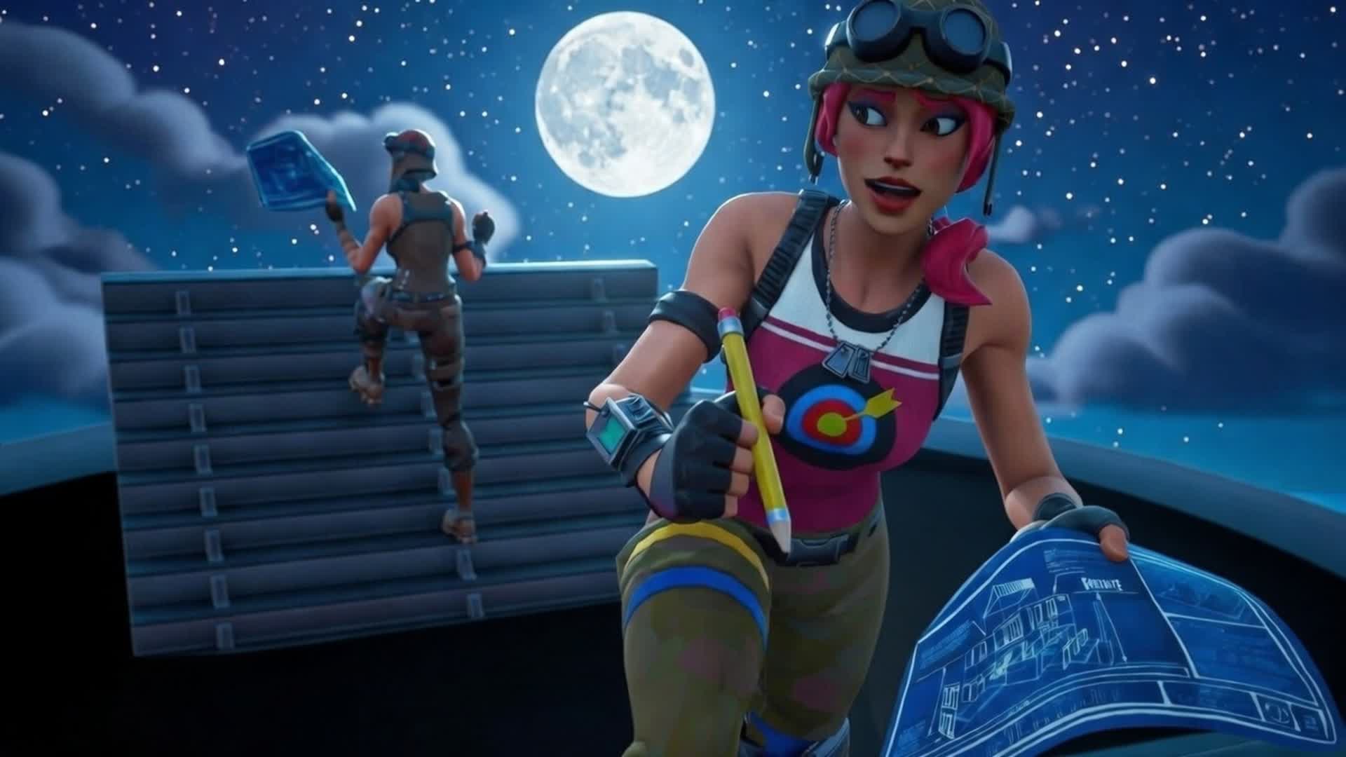 月明かりが照らす風景 1V1