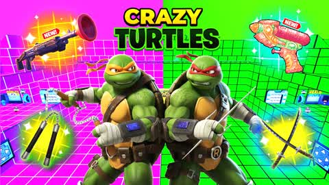 CRAZY Turtles 🐢 PURPLE VS GREEN🔥