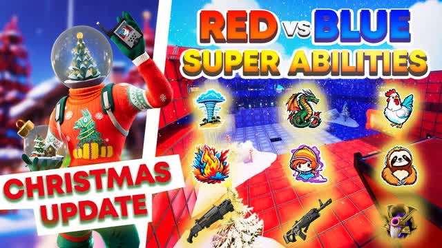 CHRISTMAS 🔴 RED VS BLUE 🔵 SUPER POWERS