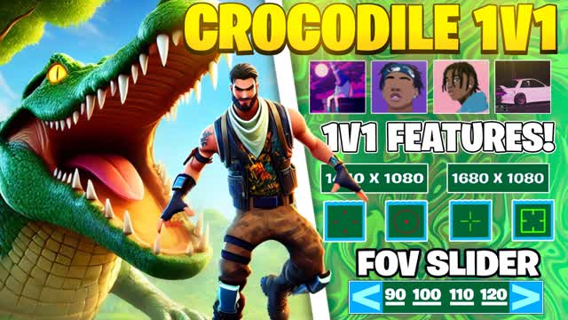 Crocodile 1v1 (Crazy!)