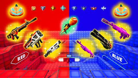 RED VS BLUE 🔴🔵 - ⭐ALL WEAPONS + TMNT