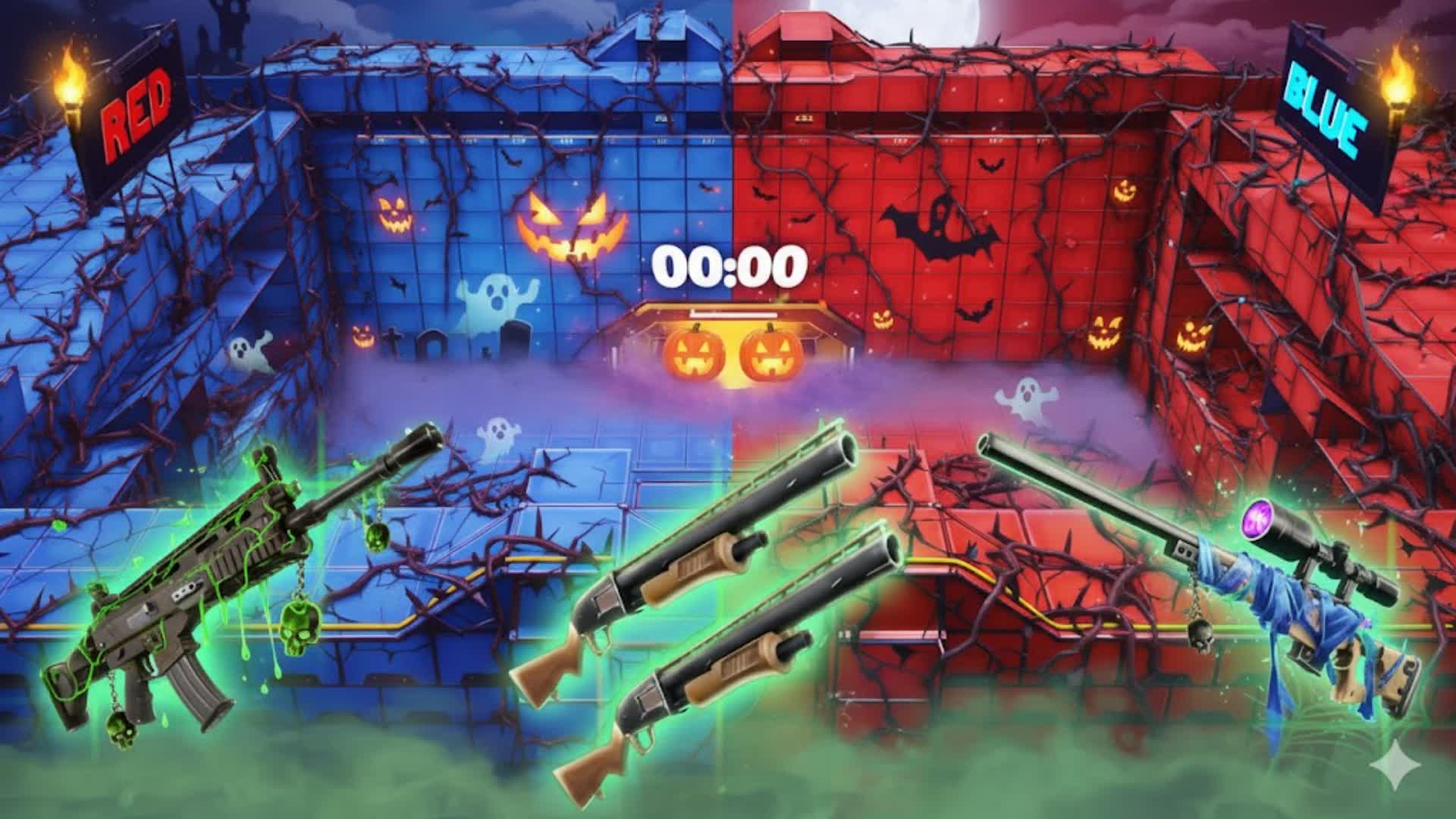 RED VS BLUE 🔴🔵 HALLOWEEN VERSION