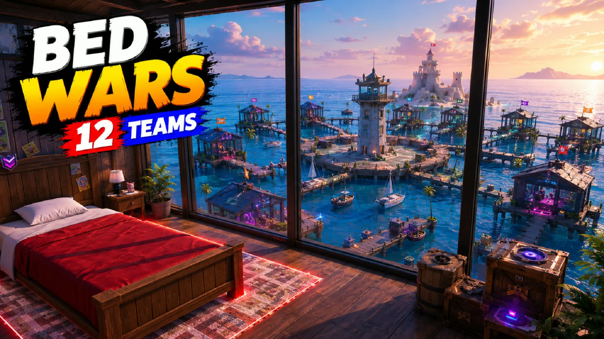 Bed Wars: 12 teams