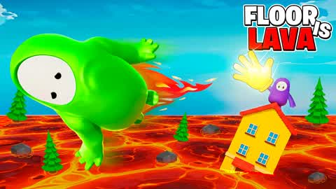 FLOOR IS LAVA 🔥 SLAP GUYS