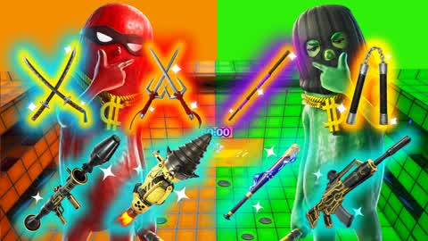 TMNT NEW COMBAT ORANGE VS GREEN