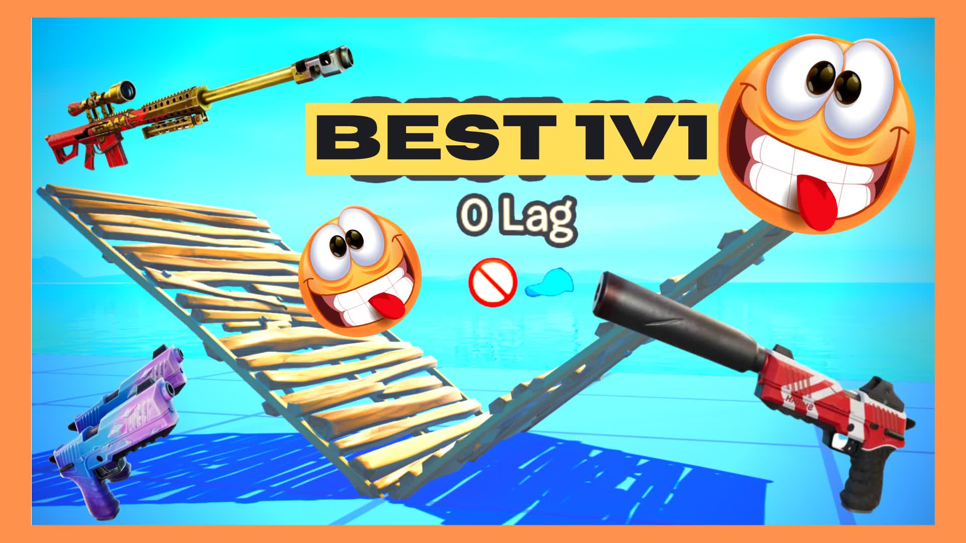 Best 1v1 Map No Lag Exotic Weapon 0633 43 2691 By Sandman Fortnite