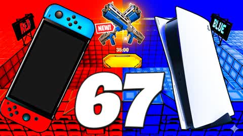 67 PS5 VS SWITCH RED VS BLUE 🔴🔵