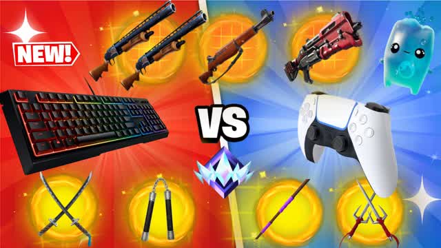 🥇 SIMPLE PC VS PS5 🏆 RED VS BLUE 🔴🔵